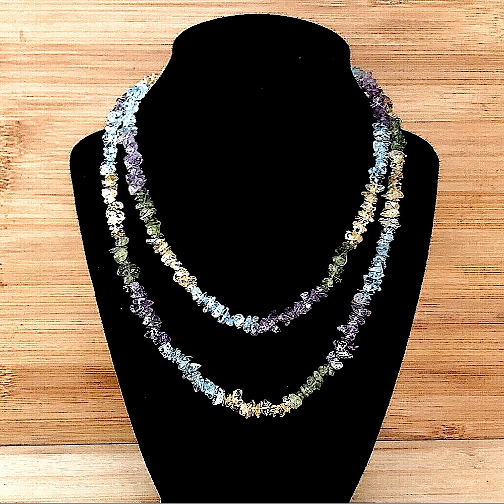 $79  Multi Gemstone Necklace  Approximate Length 36 - 37 Inches